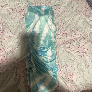 Tye dye mini dress